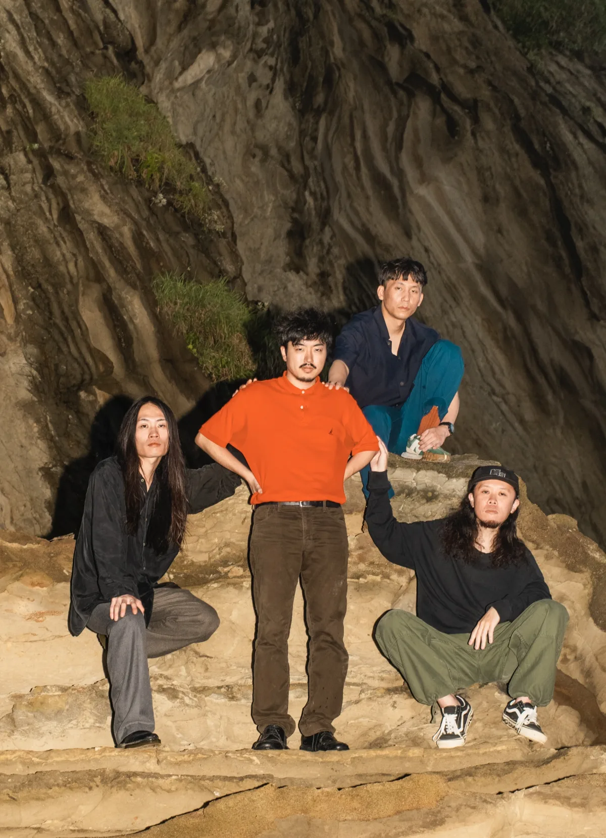 GeGeGe のバンドメンバー 4 人のアーティスト写真
